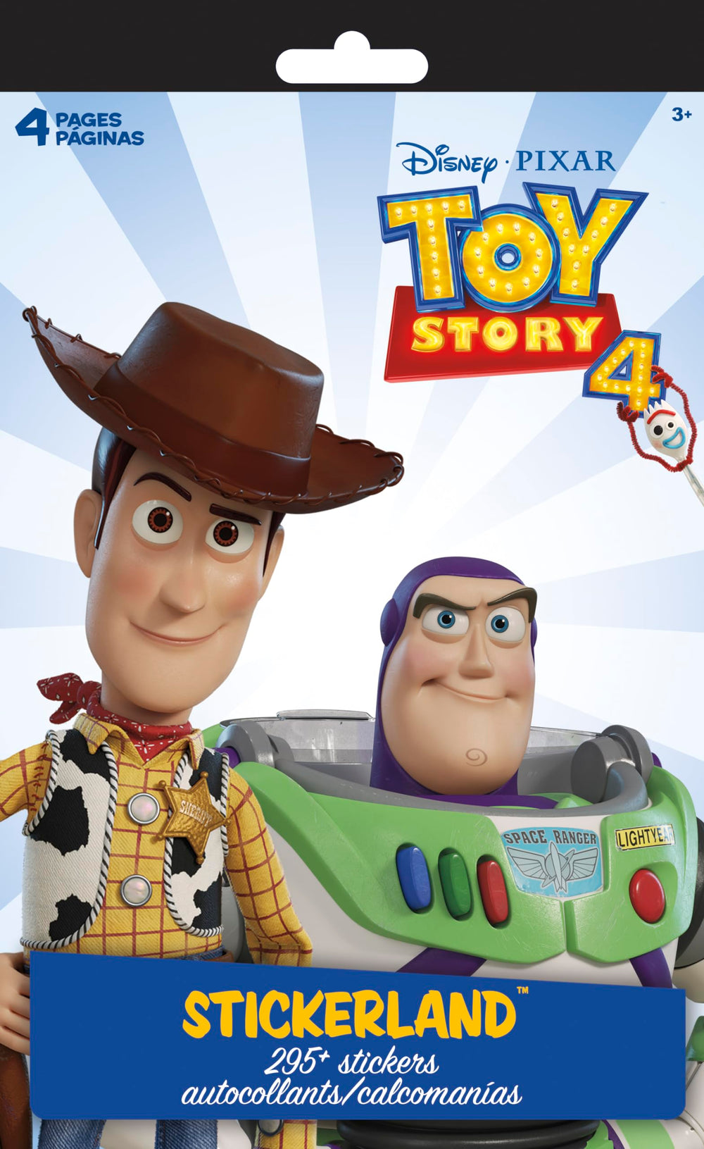 Trends International Toy Story 4 Stickeland Pad offers over 300 stickers for creative school projects.