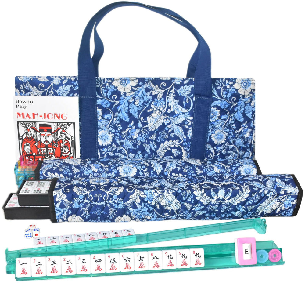 Trendymate American Mahjong tiles close-up, premium melamine for durable, scratch-resistant play