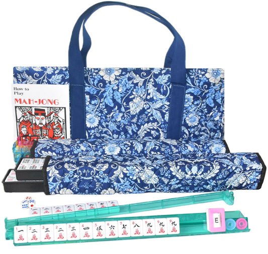 Trendymate American Mahjong tiles close-up, premium melamine for durable, scratch-resistant play