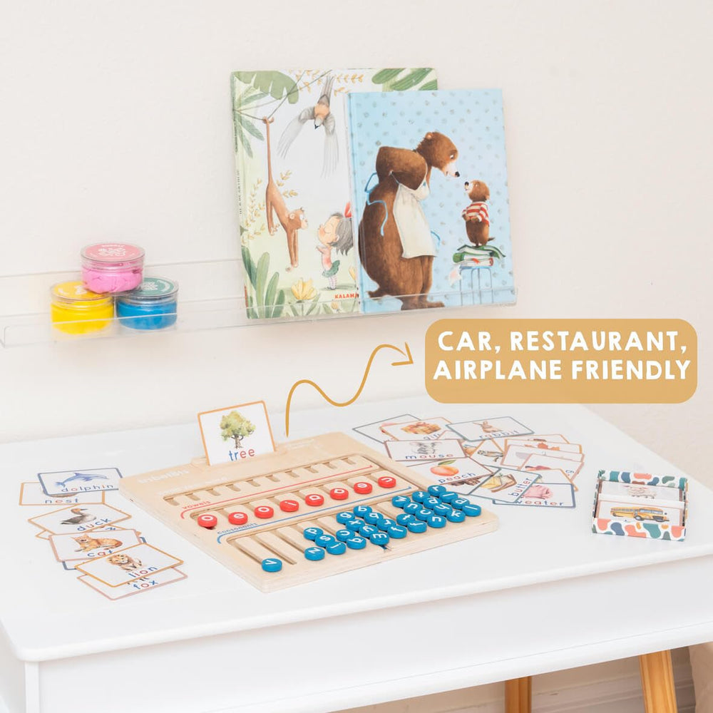 Durable Tribetots wooden construction supports long-lasting learning.