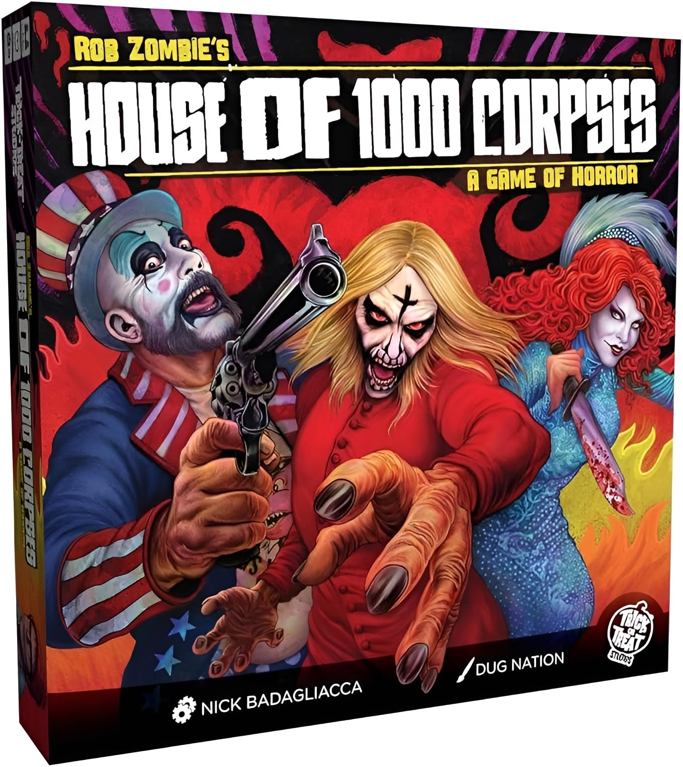 Trick Or Treat Studios House of 1000 Corpses board game box front for collectors.