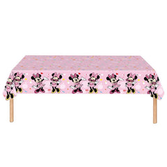 Trifoot pink bow cartoon tablecloth: lively party vibe for birthdays and gatherings.
