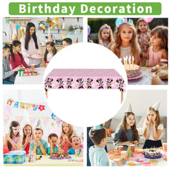 Trifoot tablecloth may smell initially; airing before use improves comfort.