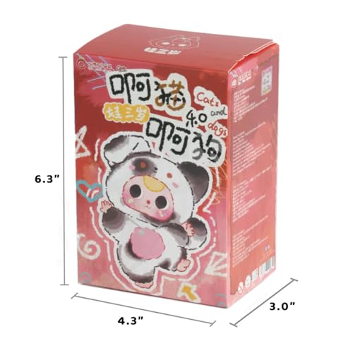 Triiter Baby Three Cat and Dog blind box, style-2 figure, perfect as a surprise gift for fans.