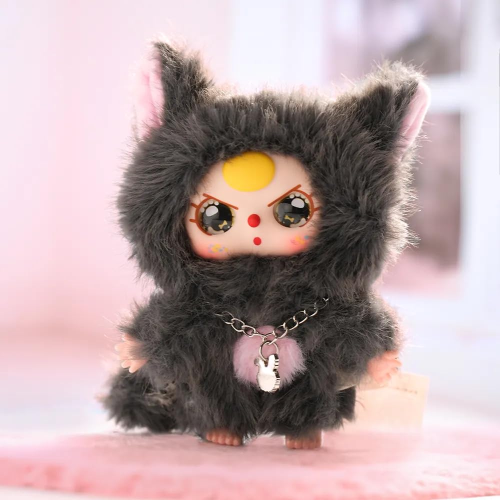 Triiter Baby Three Cat and Dog blind box, style-7 figure, a collectible companion for home desks.