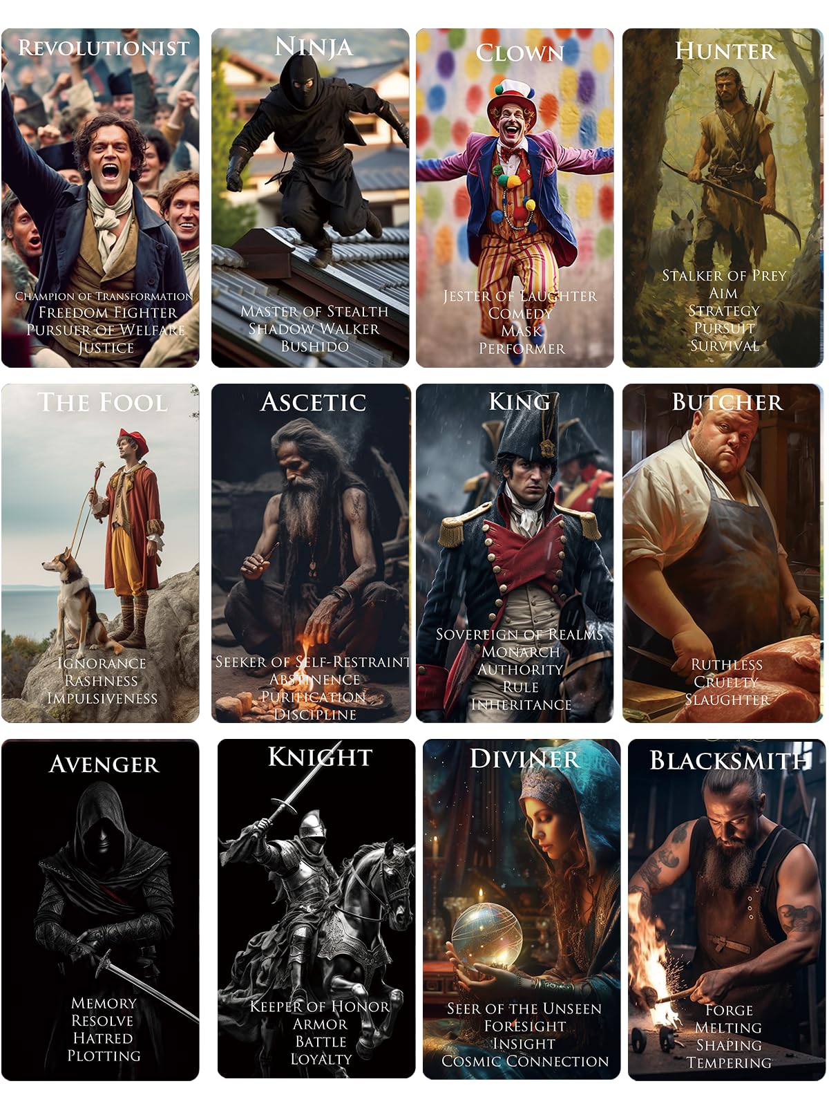Trikendou Character Oracle Cards in a daily-use reading setup