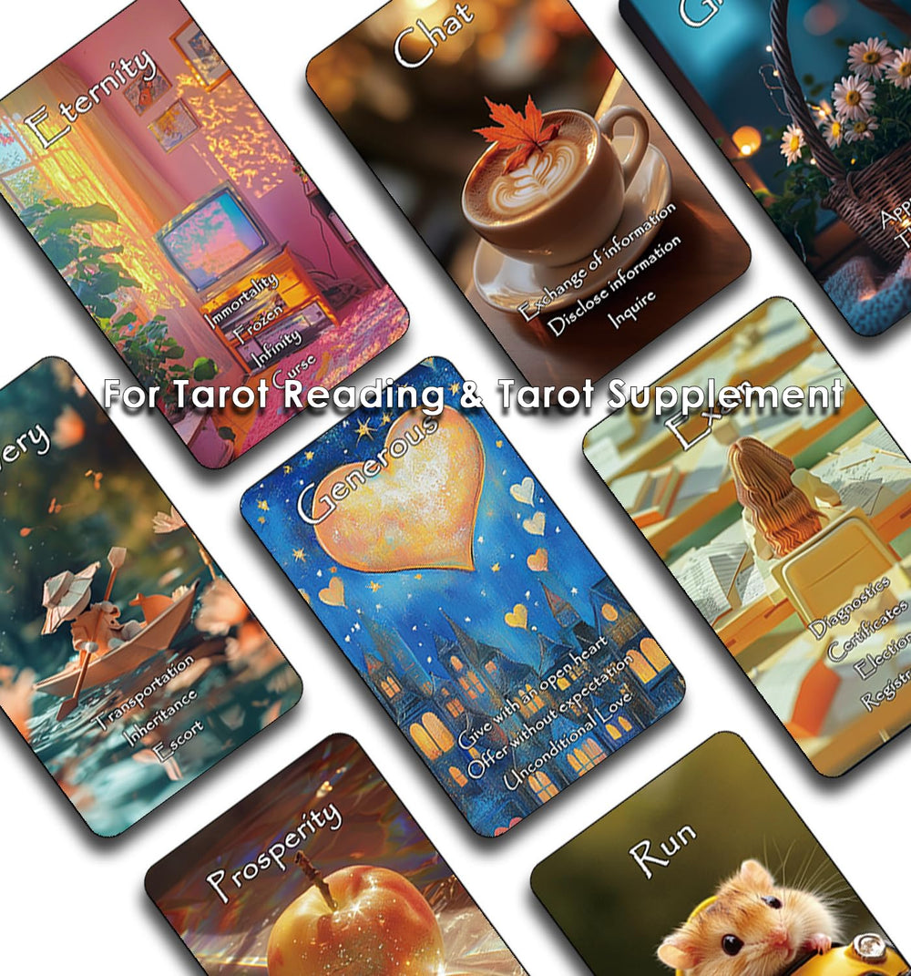 Trikendou Intuition Deck love spread offers relationship insights.