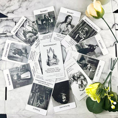 Trikendou Romeo & Juliet love cards laid out for soulmate guidance