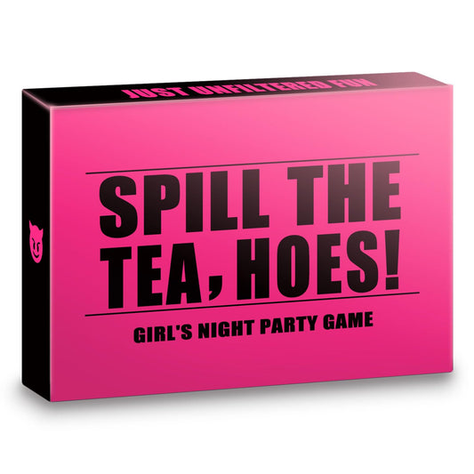 Trikendou Spill The Tea hoes packaging, gift-ready for Galentines or bachelorette parties.