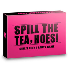 Trikendou Spill The Tea hoes packaging, gift-ready for Galentines or bachelorette parties.