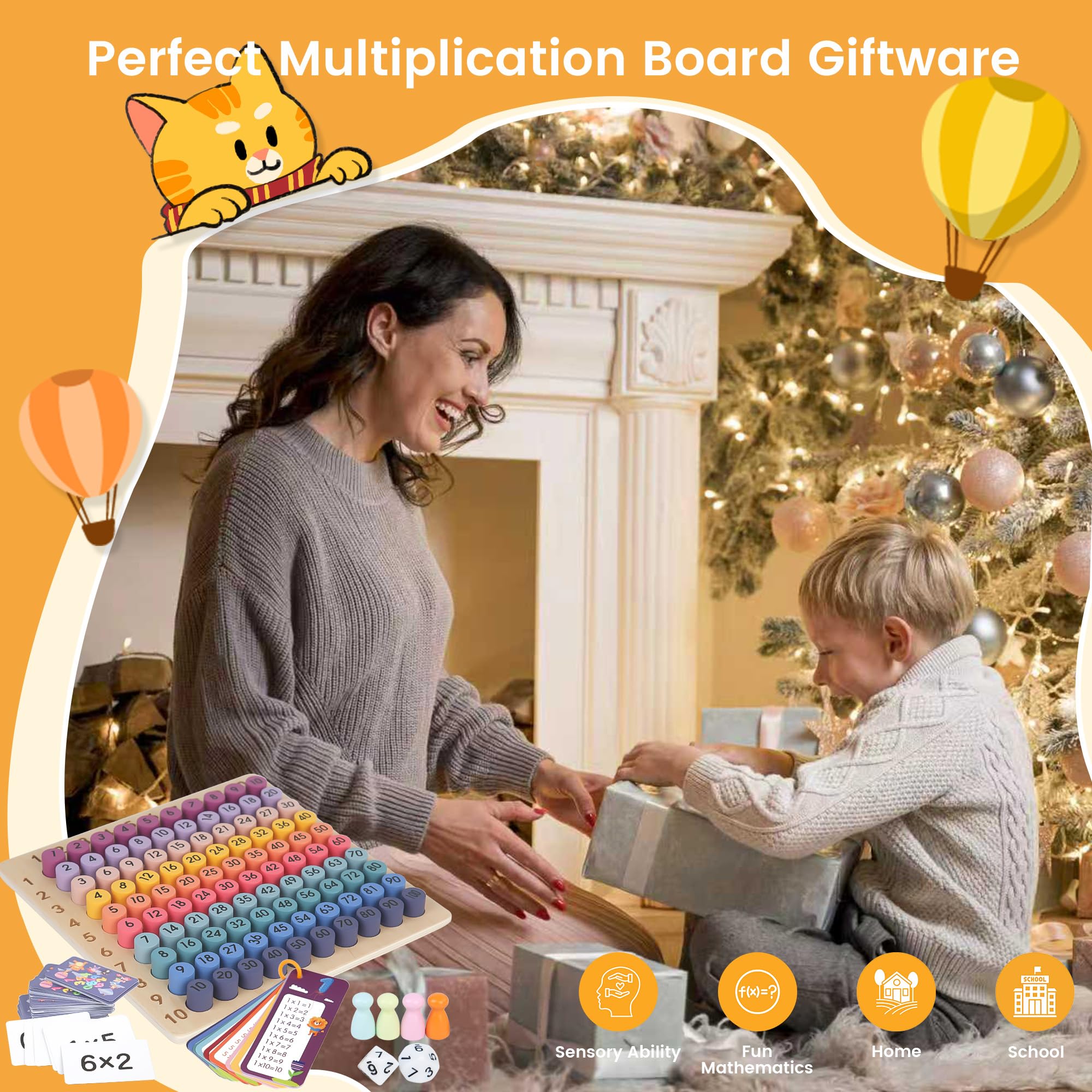 TRIOSEA colorful painted pieces attract attention and reduce math resistance.