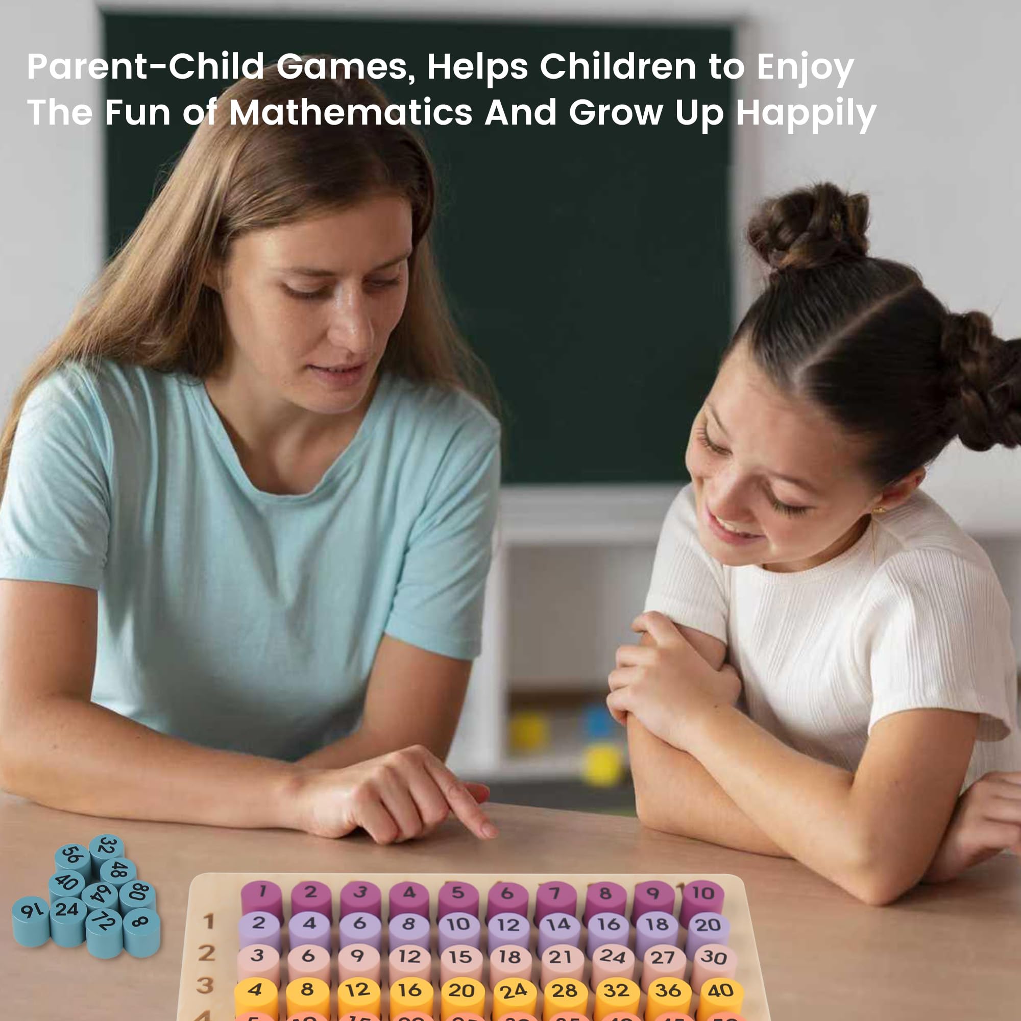 TRIOSEA wooden markers aid quick grouping during play.