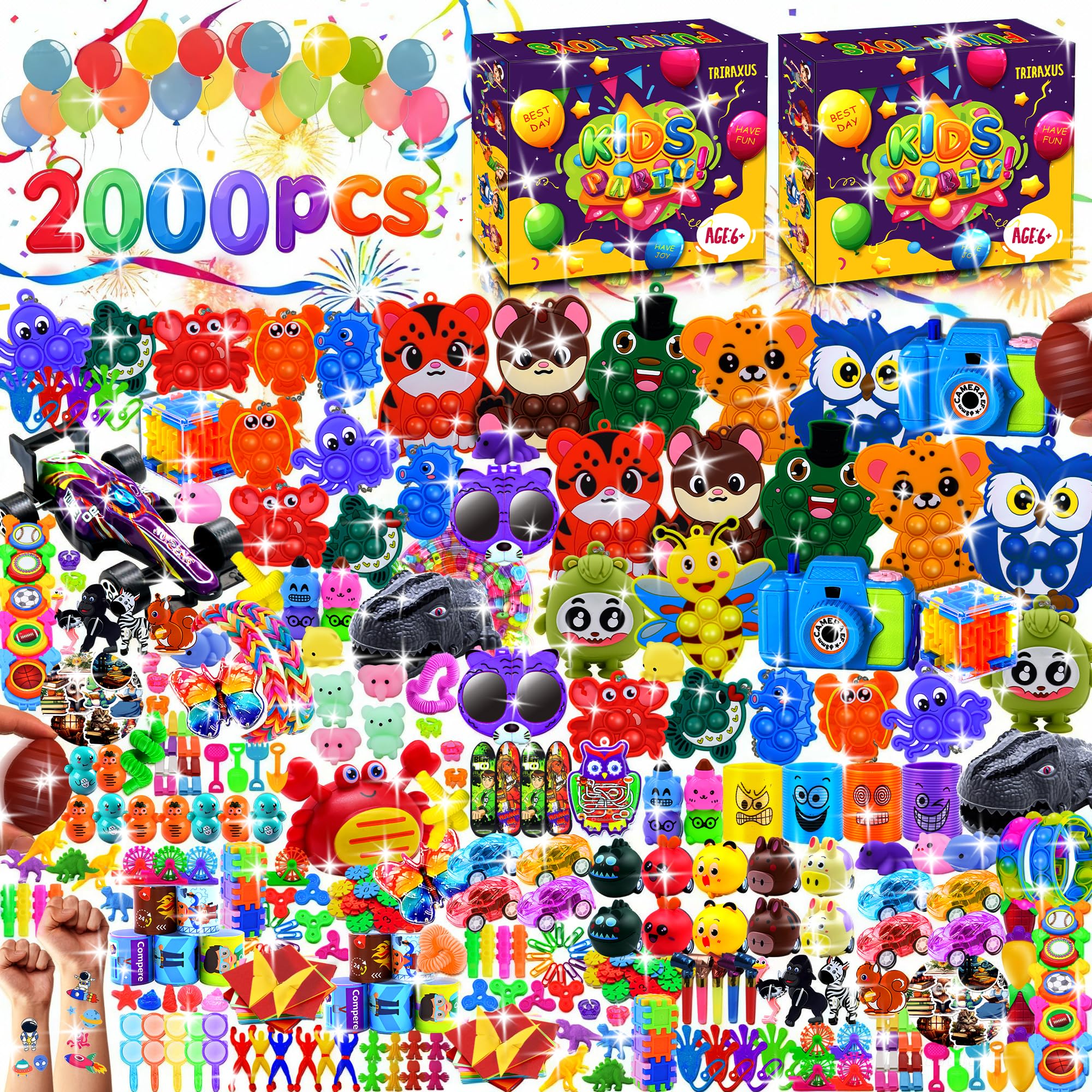 TRIRAXUS bulk fidget toys for parties — colorful, engaging, ideal for group activities.