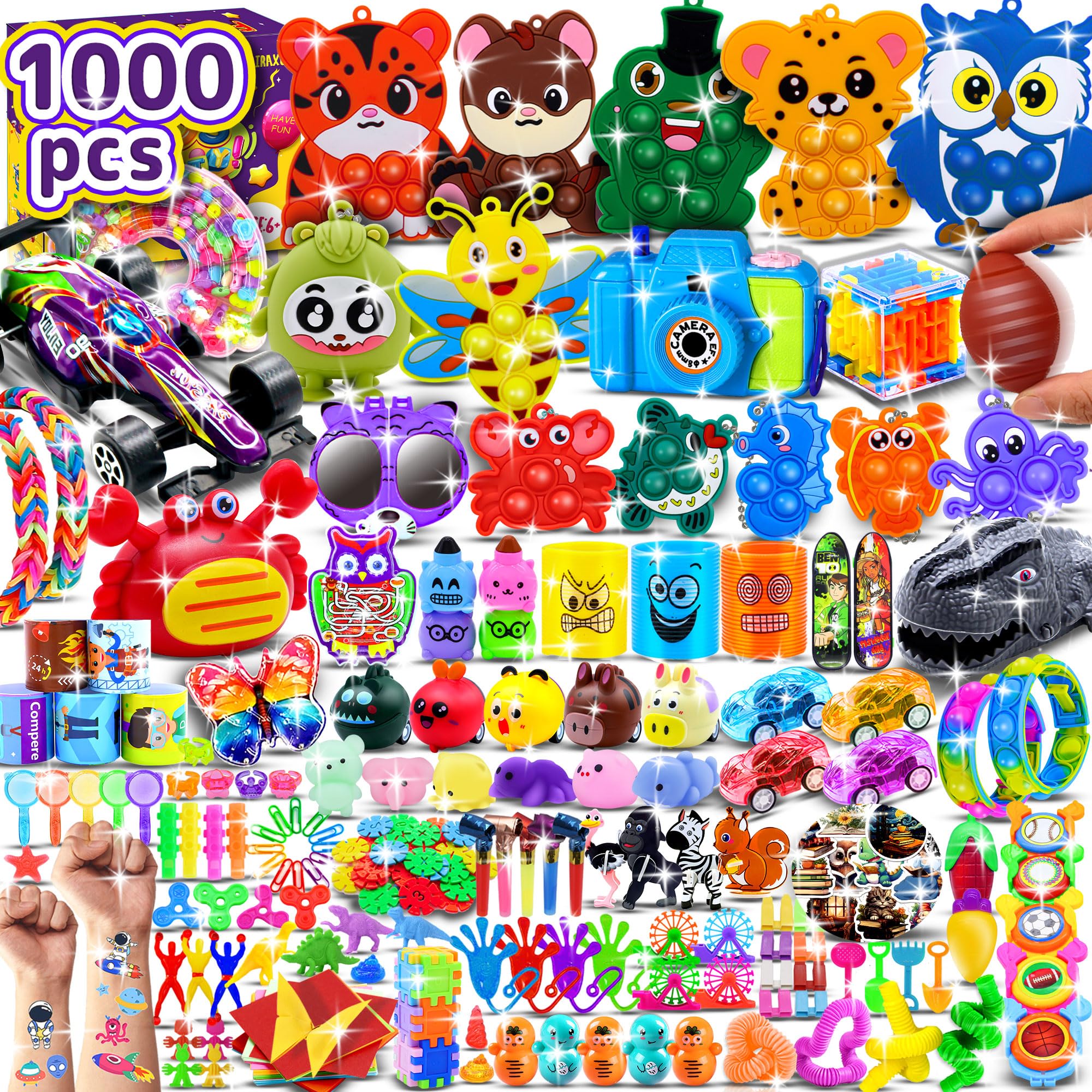 TRIRAXUS colorful fidget toys collection for focused play and creativity