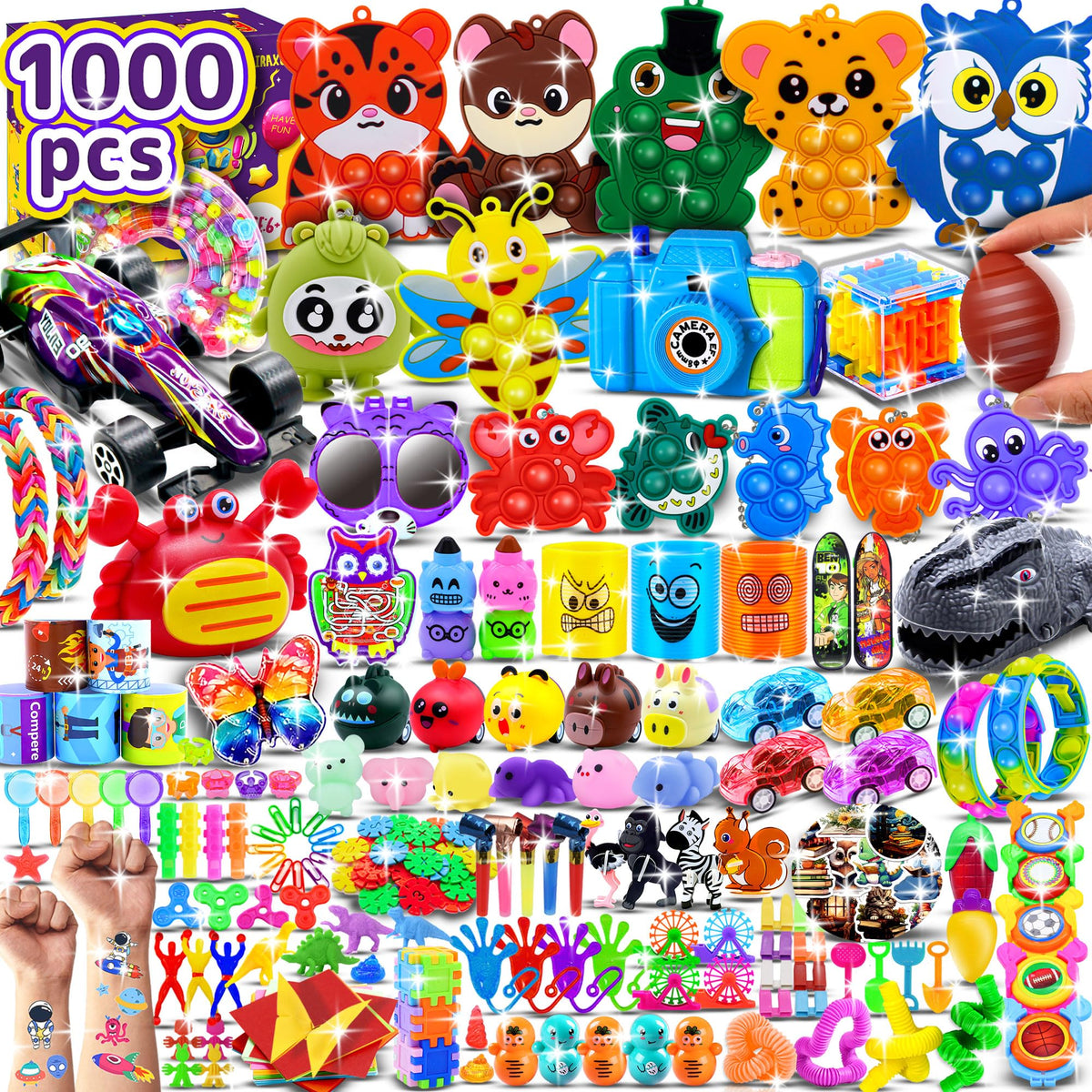 TRIRAXUS colorful fidget toys collection for focused play and creativity