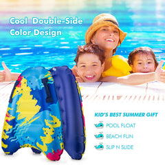 Trivamo inflatable surfboard enhances family pool time and outdoor fun.