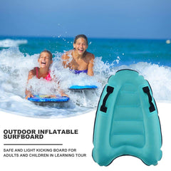Trivamo 30 inch board supports relaxed kicks and balanced body surfing.