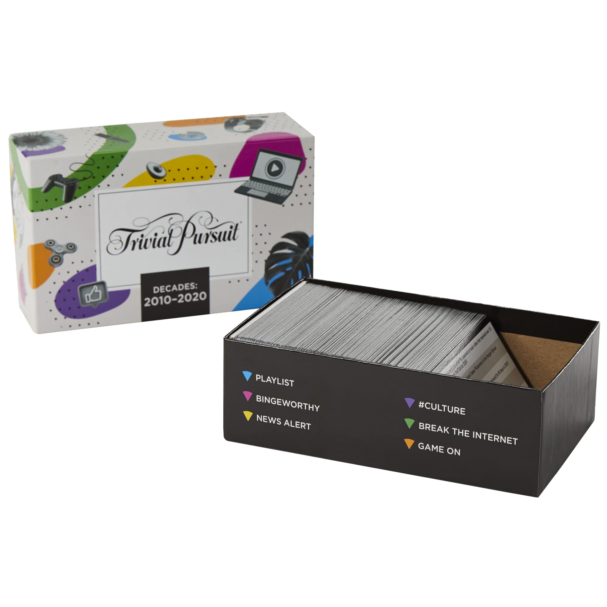 Trivial Pursuit Decades game setup for 2 to 6 players at gatherings