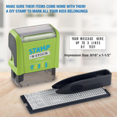 Tweezers included for precise, clean stamping.
