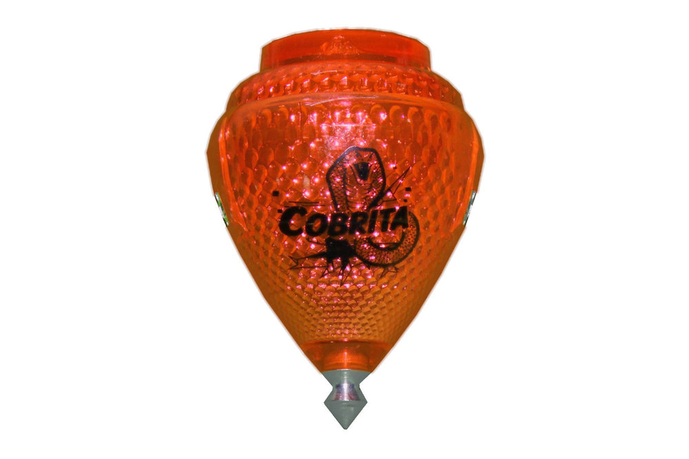 Belt clip included for carrying COBRITA tops on the go.