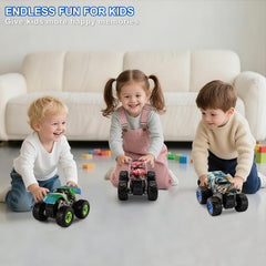 Trovogil monster truck set makes a thoughtful gift for birthdays.