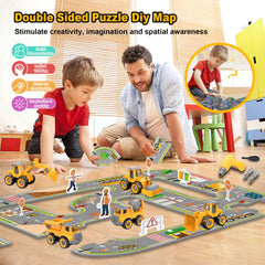 Trovogil take apart truck mixer: enhances fine motor skills with interlocking parts