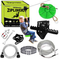 TRSMIMA Zipline 76ft backyard setup offers sturdy, safe outdoor fun for the whole family.