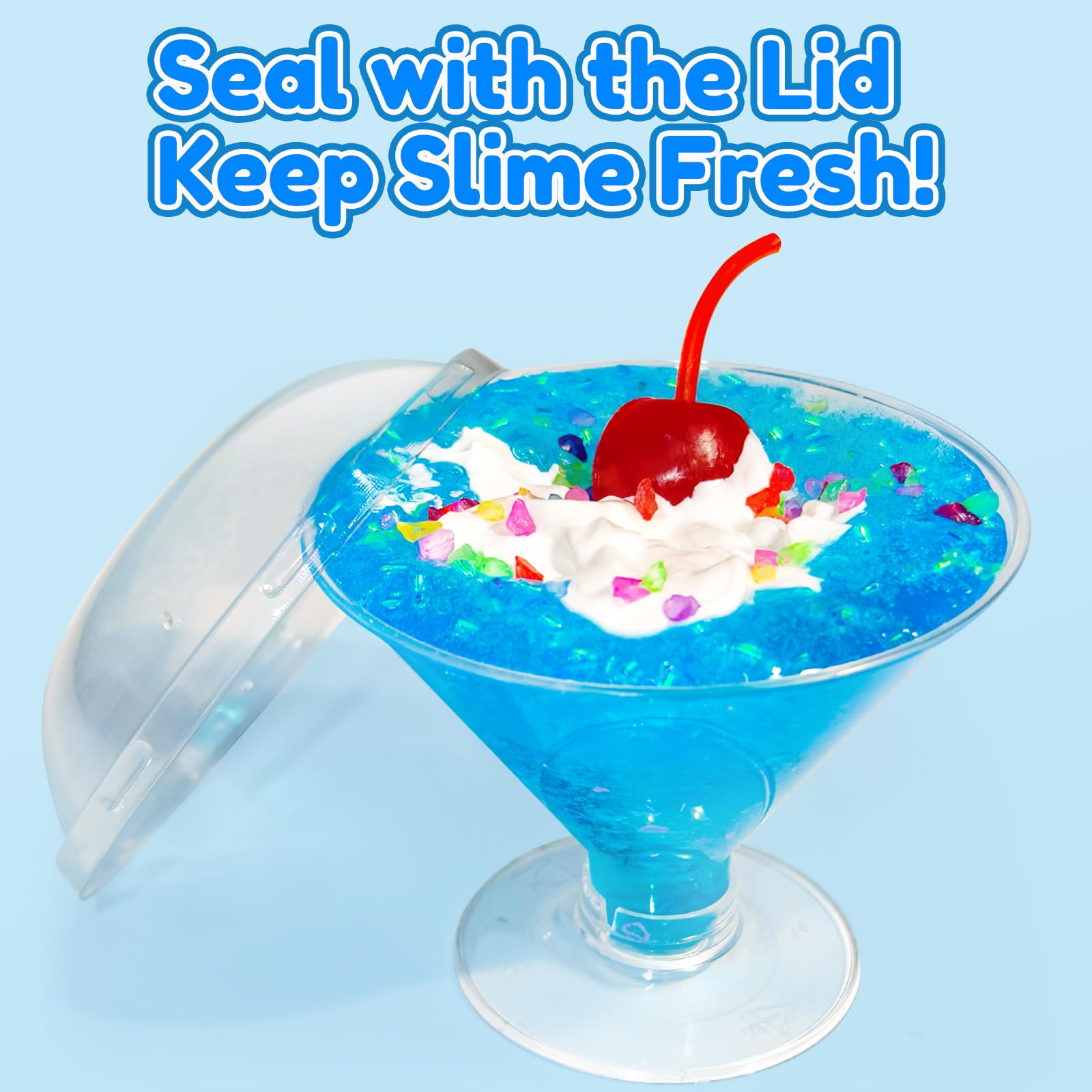 Trubic Blue Slime gift pack ideal for birthdays and party favors.