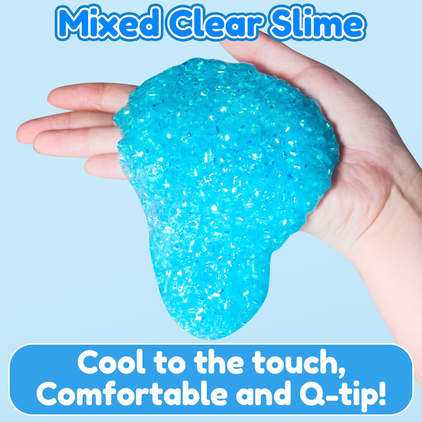 Trubic Blue Slime for classroom treasure box filler and goody bag.