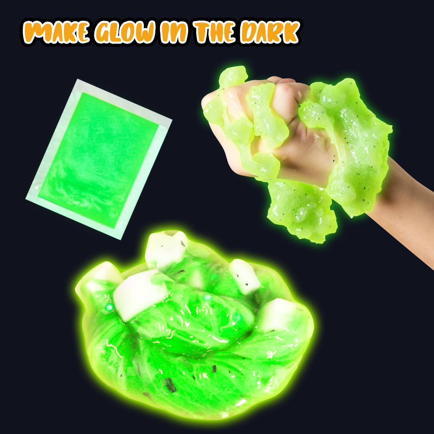 Trubic Dinosaur Slime Kit jelly cubes for crunchy textures and tactile exploration