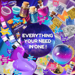 Trubic Galaxy Slime Kit blue clay enables creamy butter-slime textures