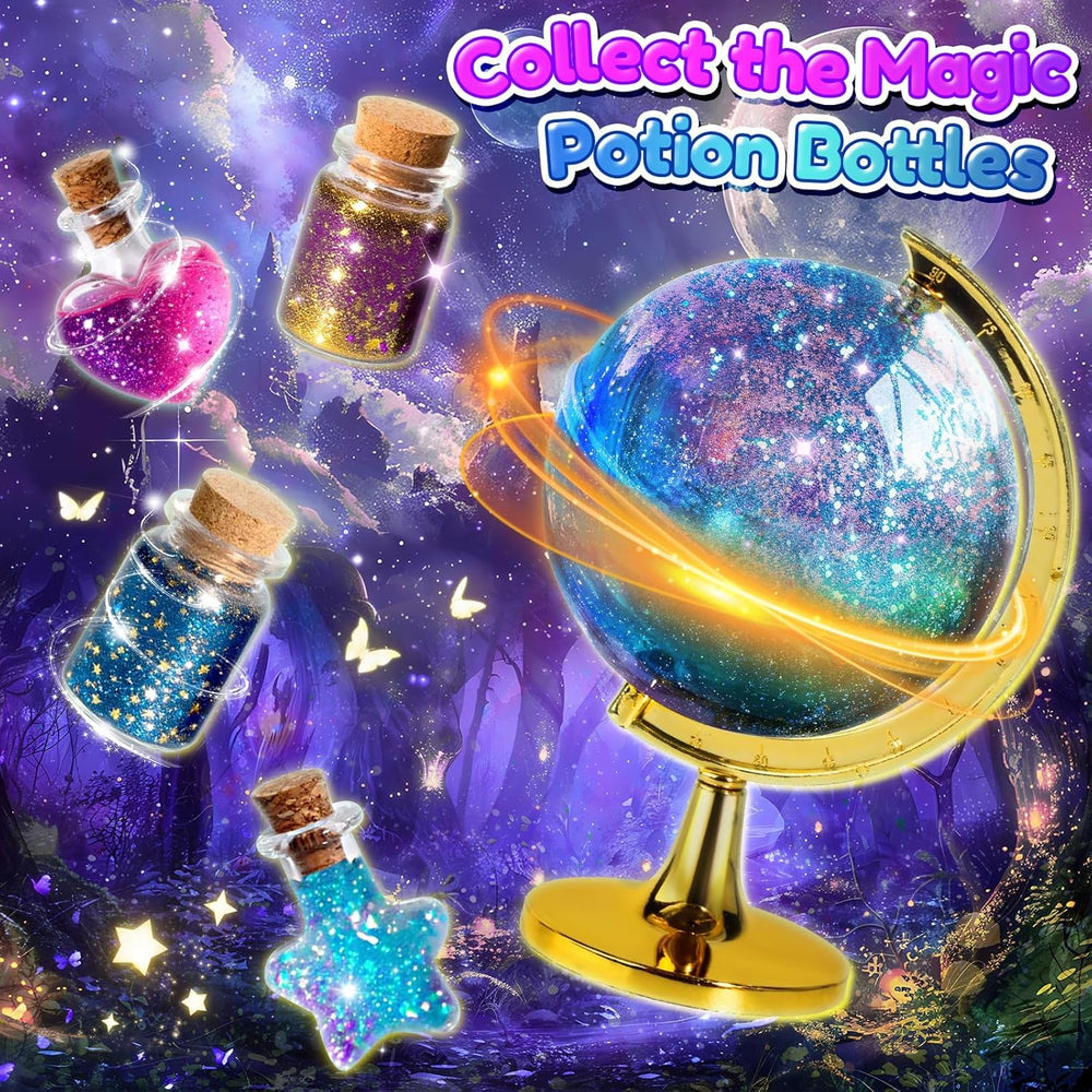 Trubic Galaxy Slime Kit glow beads enable glow-in-the-dark nighttime play