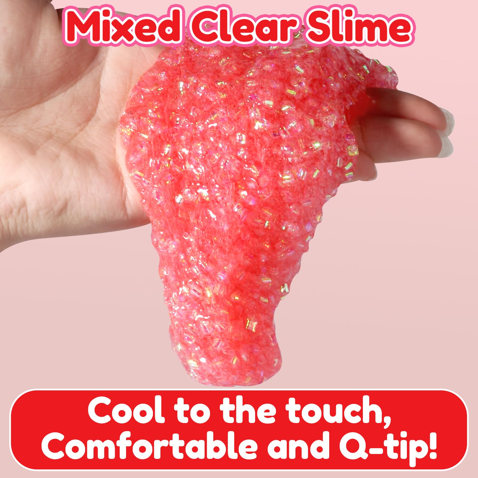 Trubic sensory slime close-up captures smooth stretches and satisfying squish sounds.