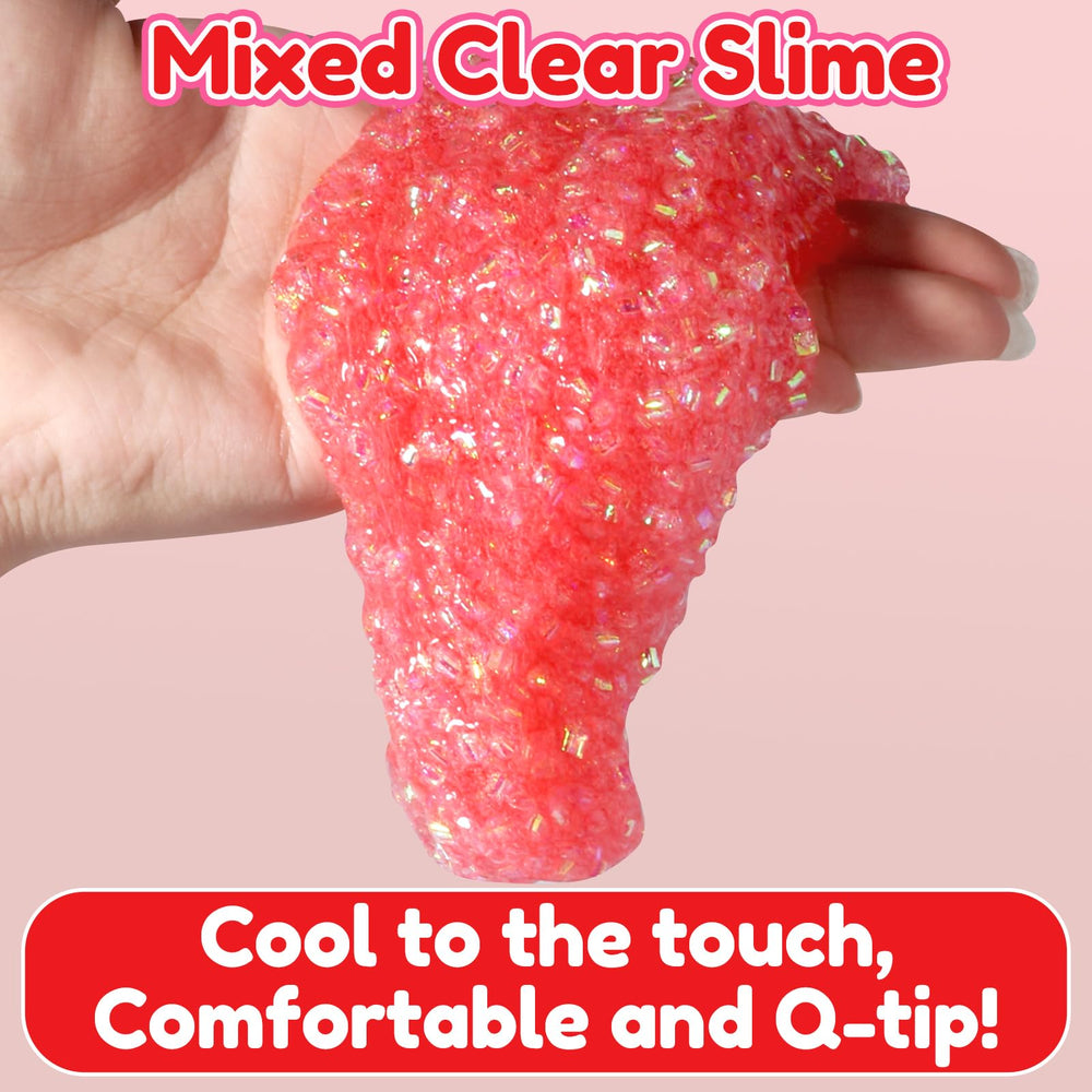 Trubic sensory slime close-up captures smooth stretches and satisfying squish sounds.