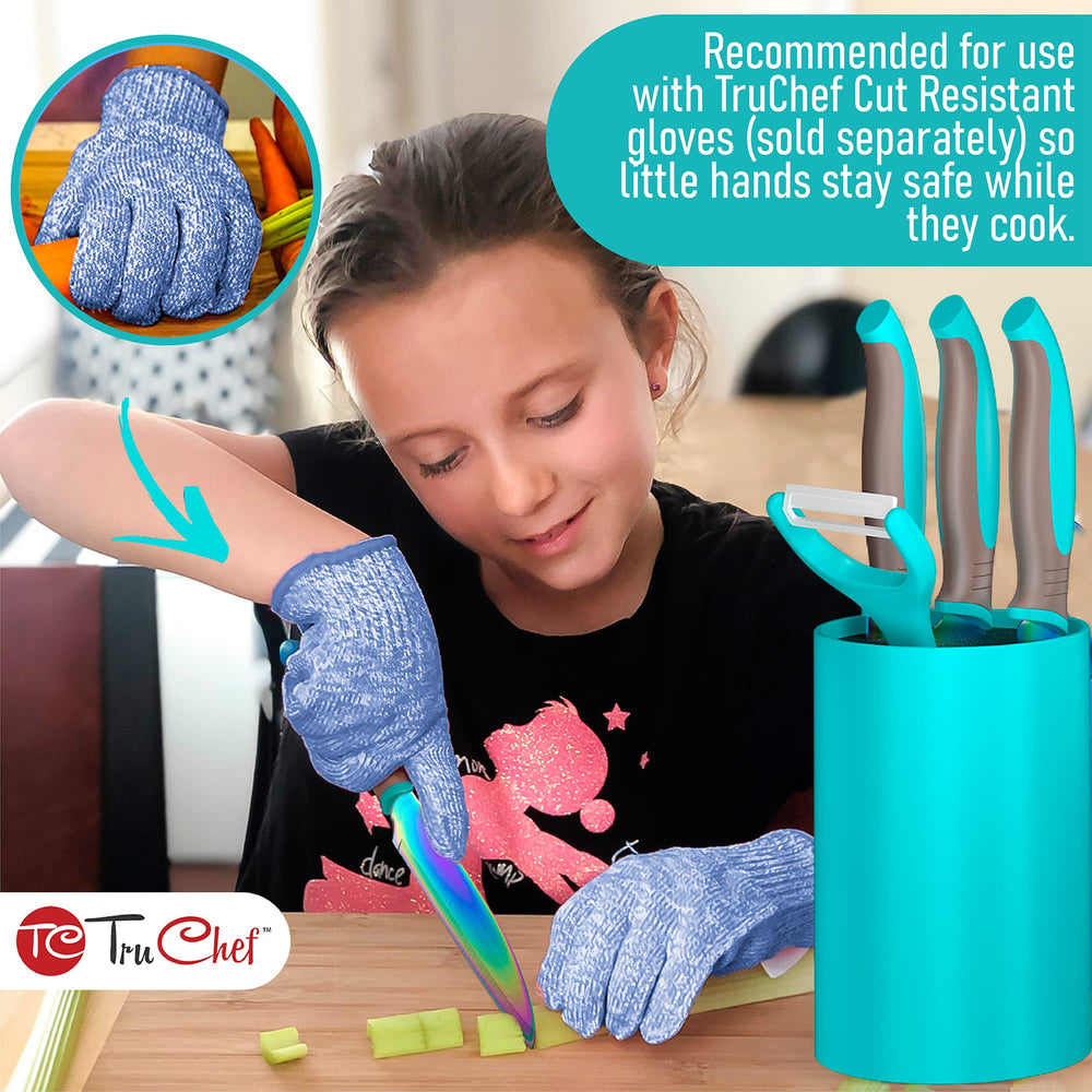 TruChef rounded tips for safer first cuts and confident practice