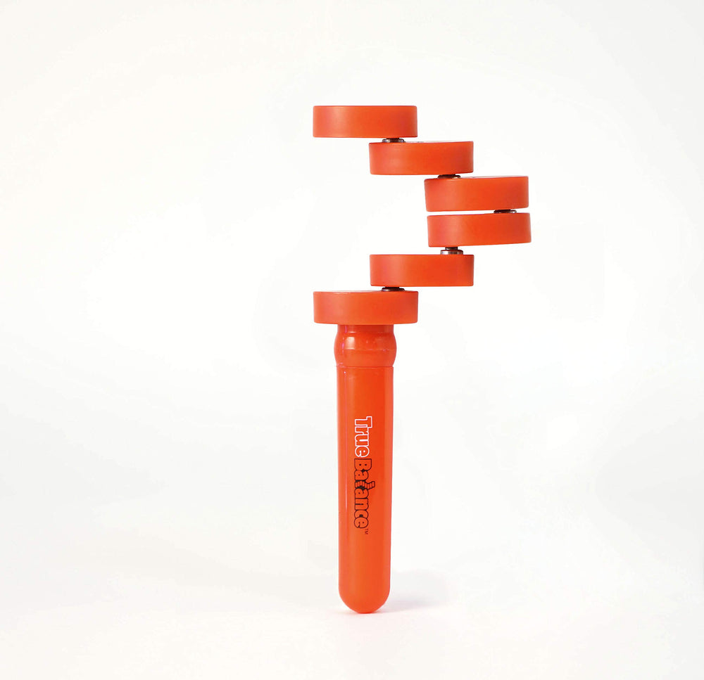 TrueBalance pieces-closeup reveals compact components ideal for on-the-go focus.