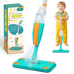 TrueYee Kids Spray Mop with Real Sprayer for independent cleaning at home.