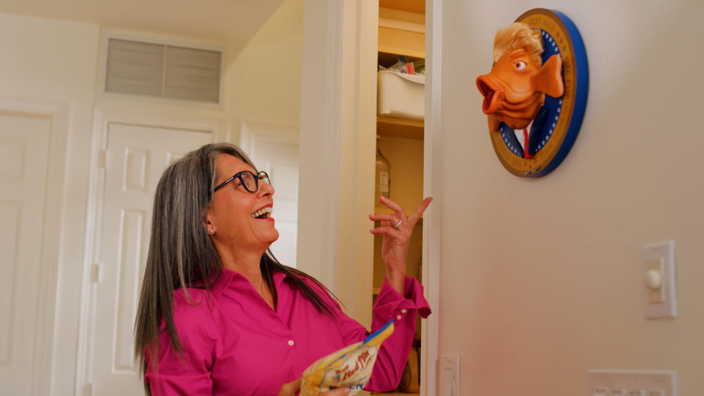 Trumpy Trout makes a playful, memorable gift that sparks smiles.