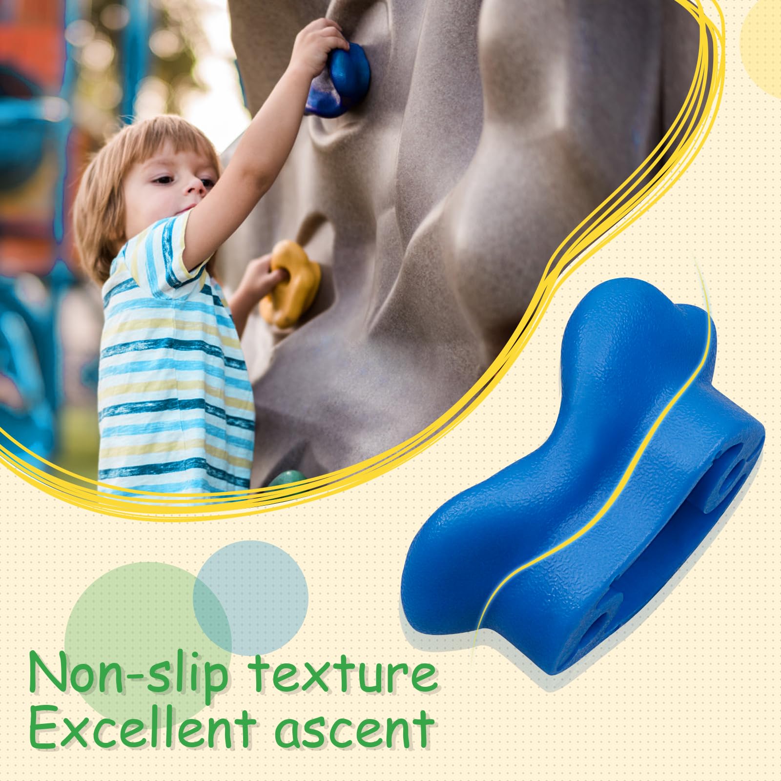 Trymaker adult-ready wall holds support indoor and outdoor climbing adventures.