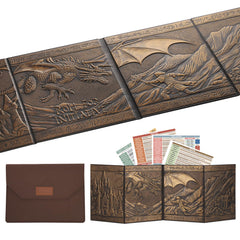 Trymaker DM Screen with embossed leather finish for immersive tabletop campaigns