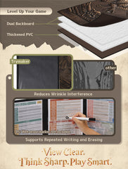 Trymaker DM Screen folded compact size fits backpacks for on-the-go gaming