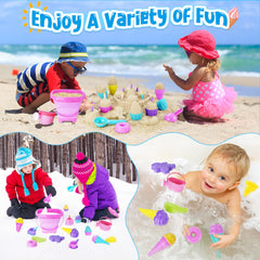 TSDATOWR bright-color sand molds add visual appeal and engaging playtime.