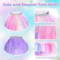TSDATOWR sparkling crystal princess shoes with non-slip sole for safe pretend play.