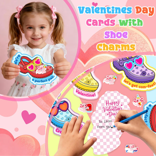 TSDATOWR heart-design valentines card ready for friendly classroom exchanges