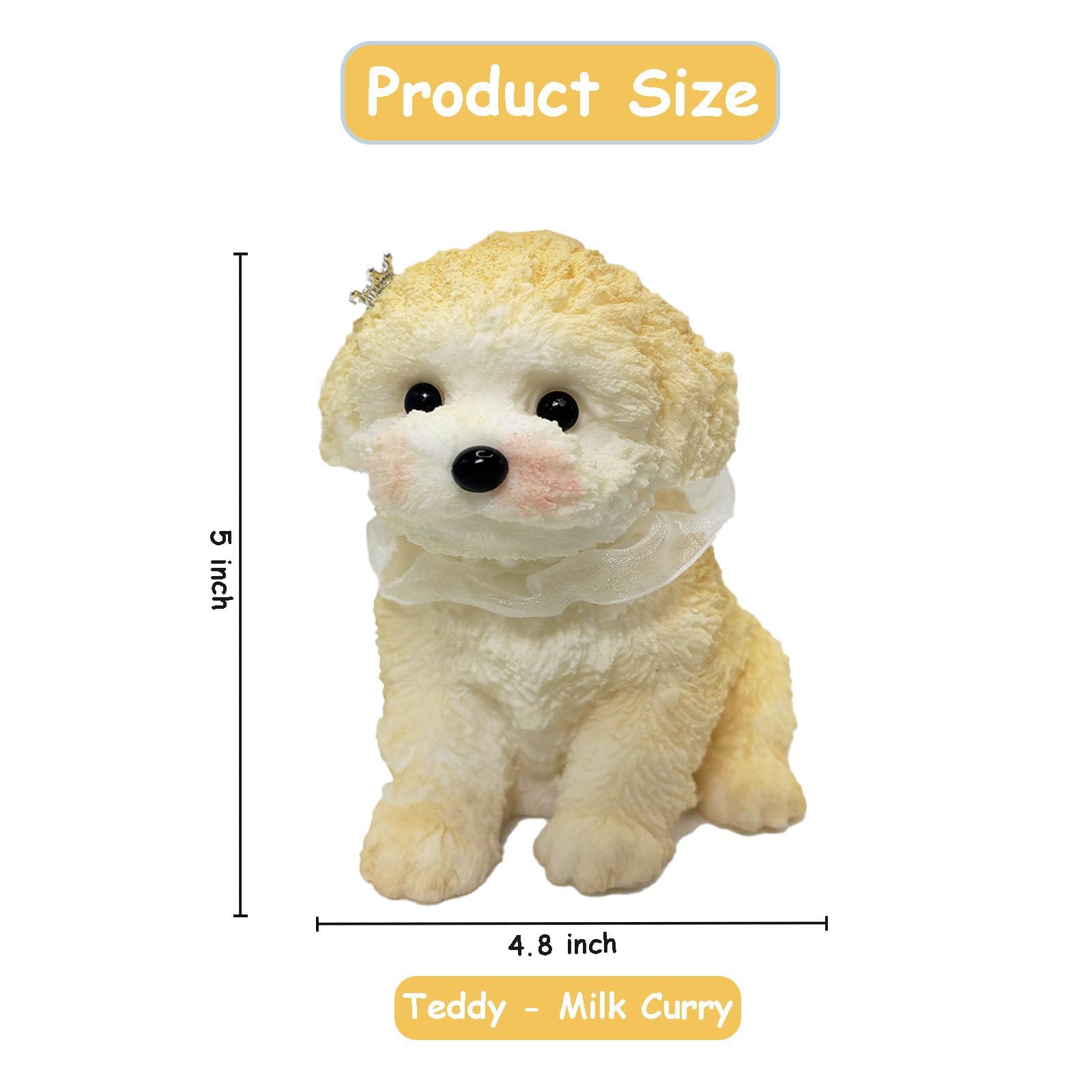 TSFGDYL Big Squishy Dog closeup highlights ultra-soft silicone and squishable texture for stress relief