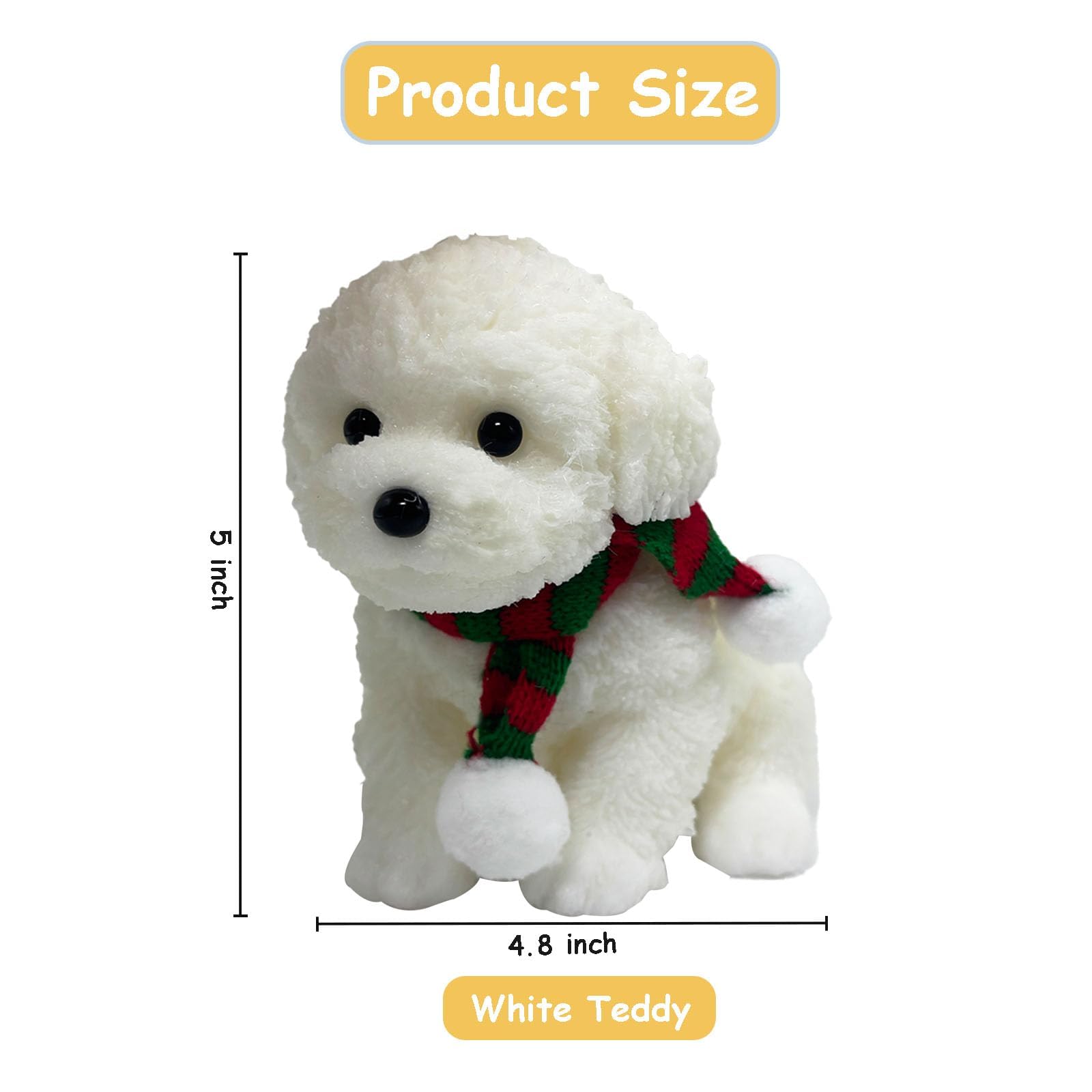 TSFGDYL Big Squishy Dog side view showcases calming fidget-friendly design