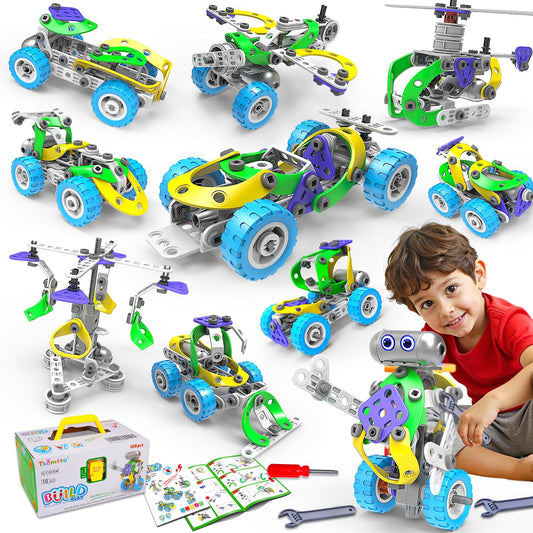 Tsomtto 10-in-1 Bulldozer model—hands-on play builds early engineering skills