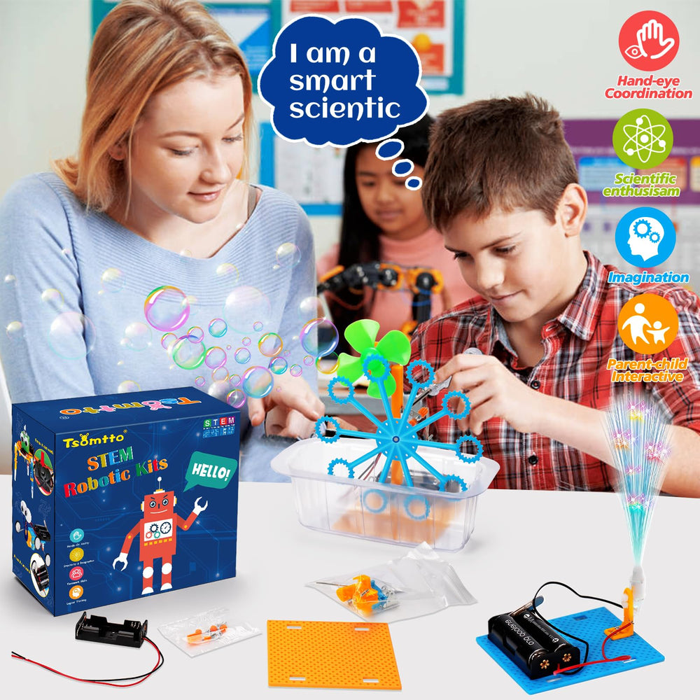 Tsomtto electric motor robot parts enable creative experiments.