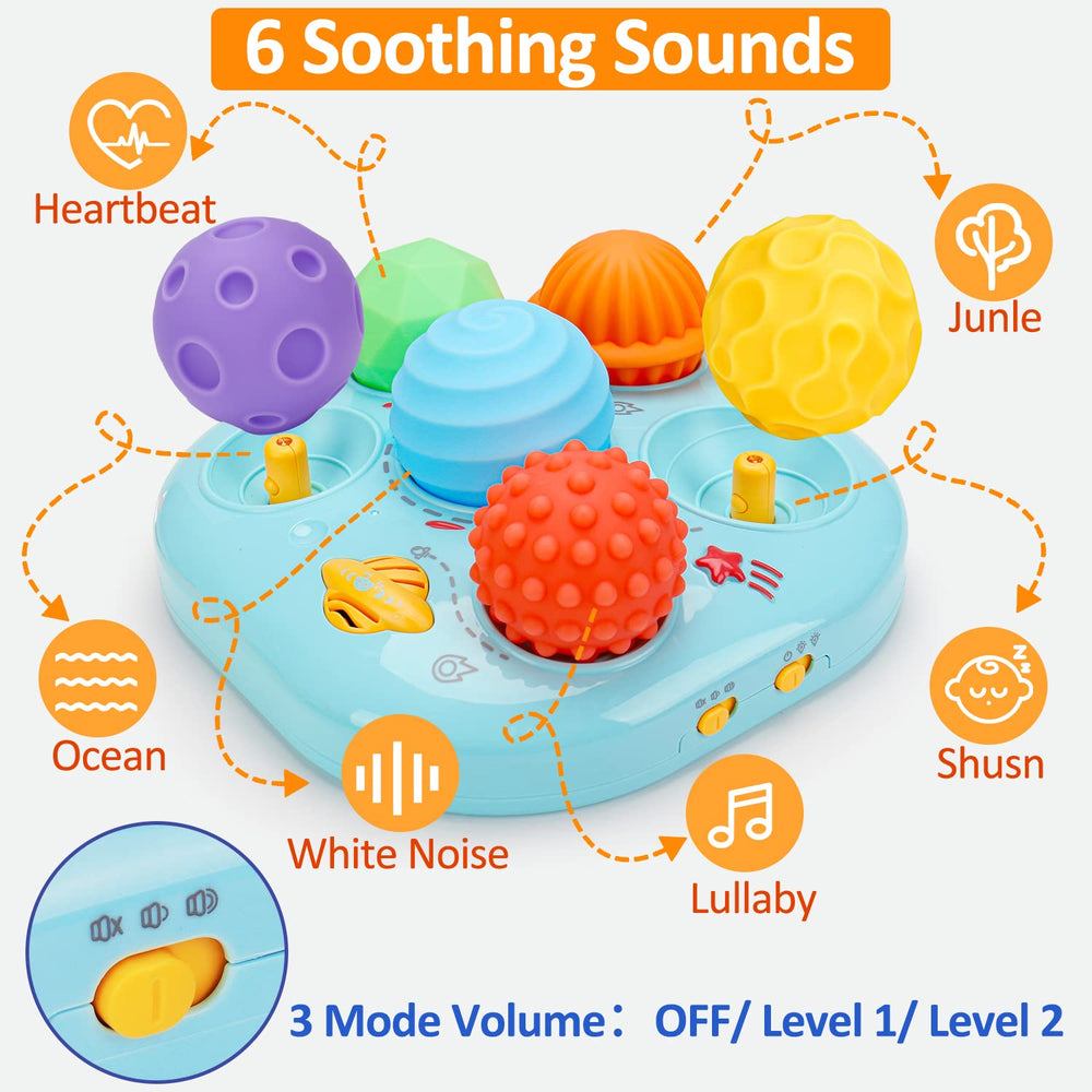 Tsomtto fine motor Montessori ball-match promotes hand-eye coordination.
