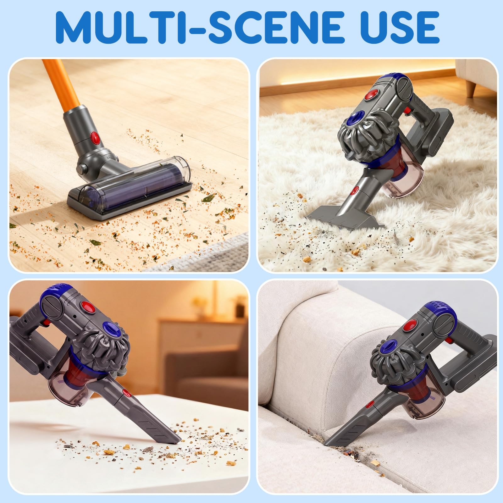Lightweight for easy maneuvering by small hands.